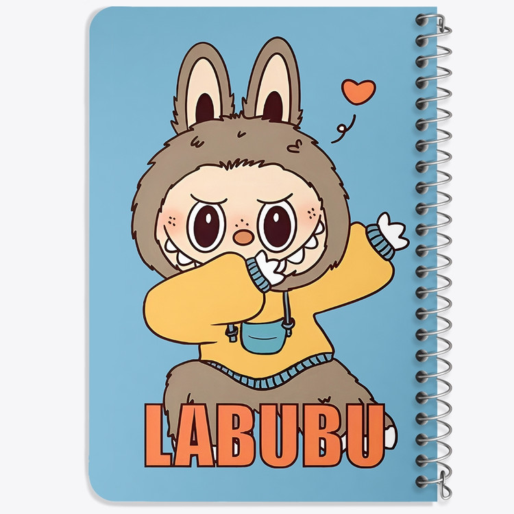 دفتر طراحی 50 برگ خندالو طرح عروسک لبوبو (Labubu) کد 37580