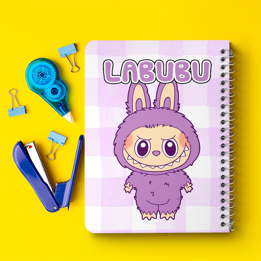 دفتر طراحی 50 برگ خندالو طرح عروسک لبوبو (Labubu) کد 37553