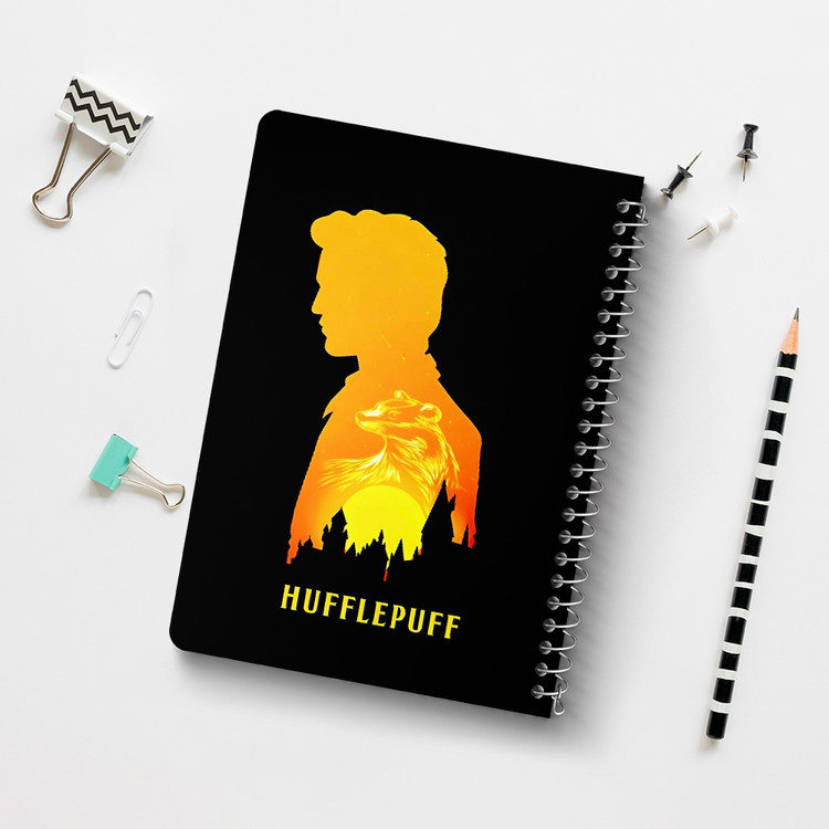 دفتر طراحی 50 برگ خندالو طرح هافلپاف هری پاتر (Harry Potter) کد 37499