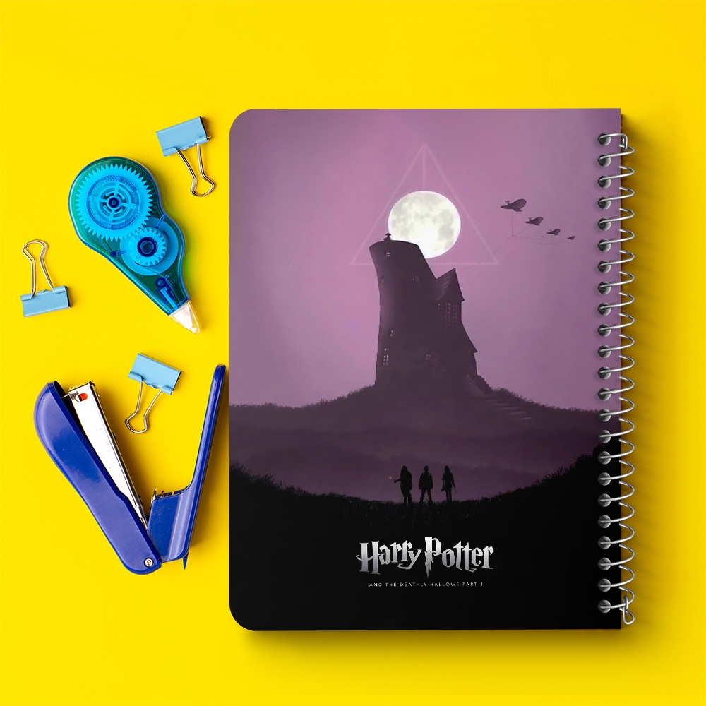 دفتر طراحی 50 برگ خندالو طرح هری پاتر (Harry Potter) کد 37486