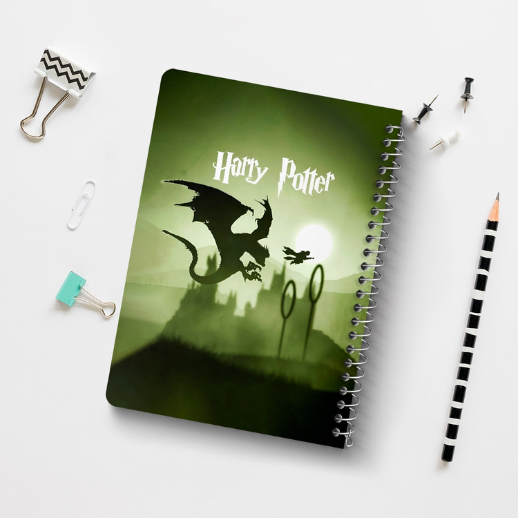 دفتر طراحی 50 برگ خندالو طرح هری پاتر (Harry Potter) کد 37483