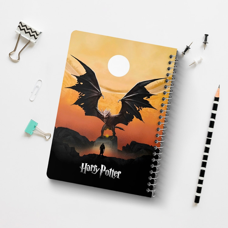 دفتر طراحی 50 برگ خندالو طرح هری پاتر (Harry Potter) کد 37482