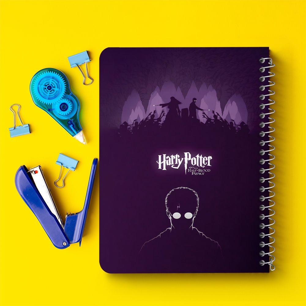 دفتر طراحی 50 برگ خندالو طرح هری پاتر (Harry Potter) کد 37477