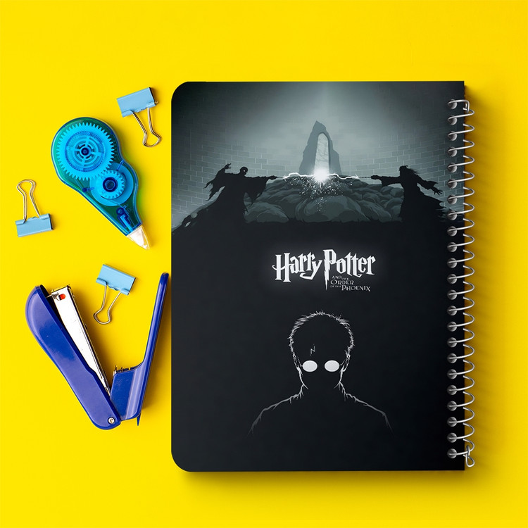دفتر طراحی 50 برگ خندالو طرح هری پاتر (Harry Potter) کد 37476
