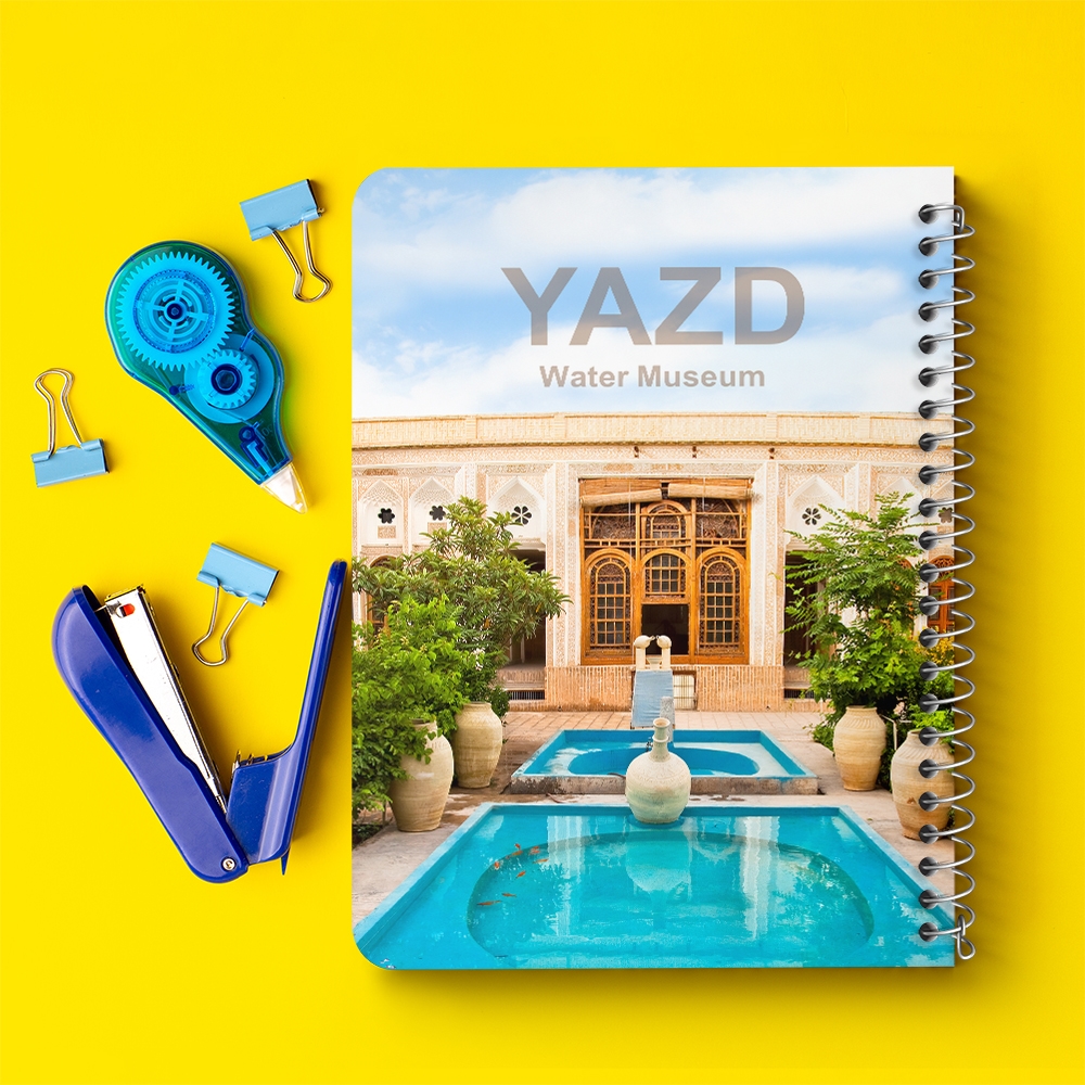 دفتر طراحی 50 برگ خندالو طرح موزه آب یزد کد 37332