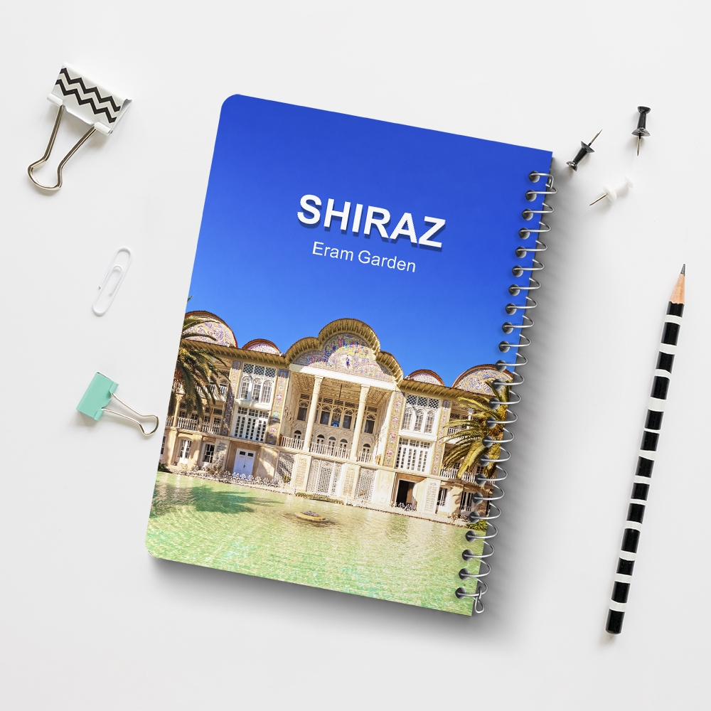 دفتر طراحی 50 برگ خندالو طرح باغ ارم شیراز کد 37208