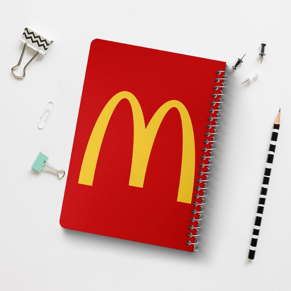 دفتر شطرنجی 50 برگ خندالو طرح مک دونالد McDonald's کد 8517