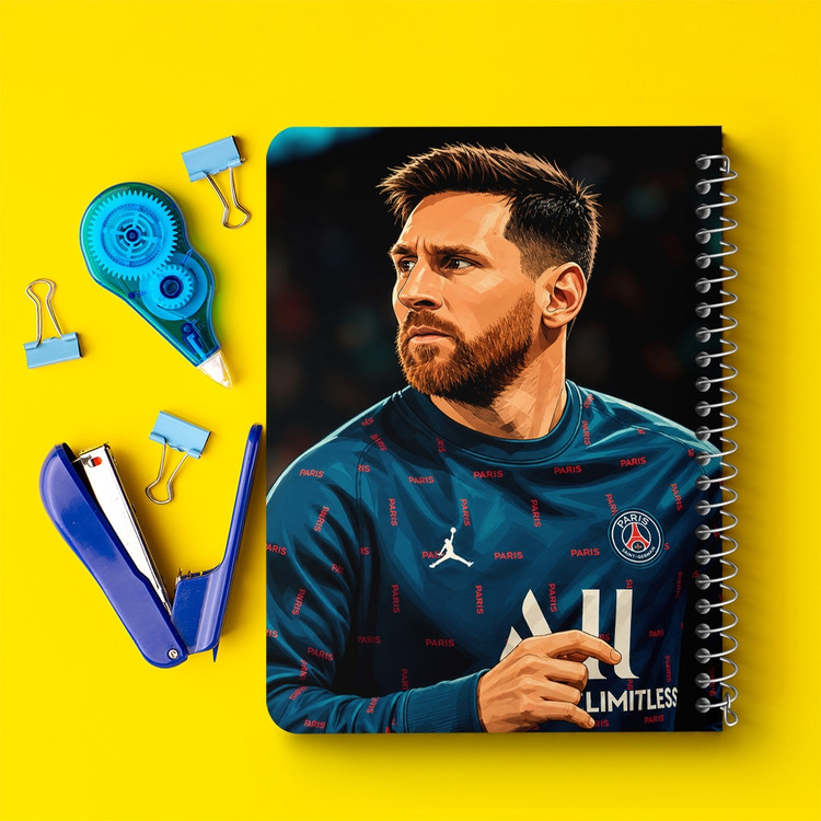 دفتر شطرنجی 50 برگ خندالو طرح لیونل مسی (Lionel Messi) کد F14681
