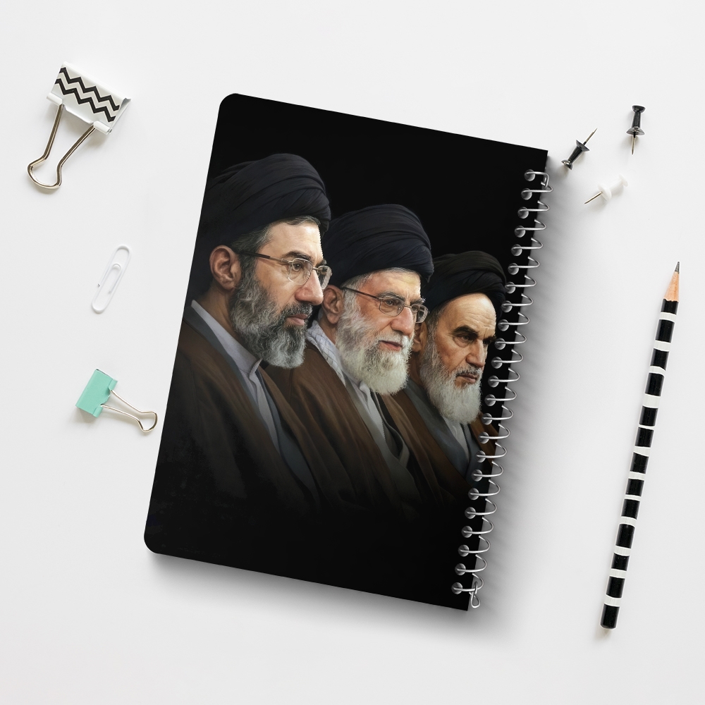 دفتر شطرنجی 50 برگ خندالو طرح رهبری کد F14649