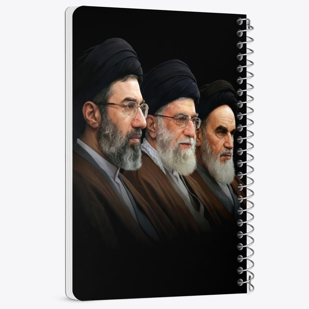 دفتر شطرنجی 50 برگ خندالو طرح رهبری کد F14649