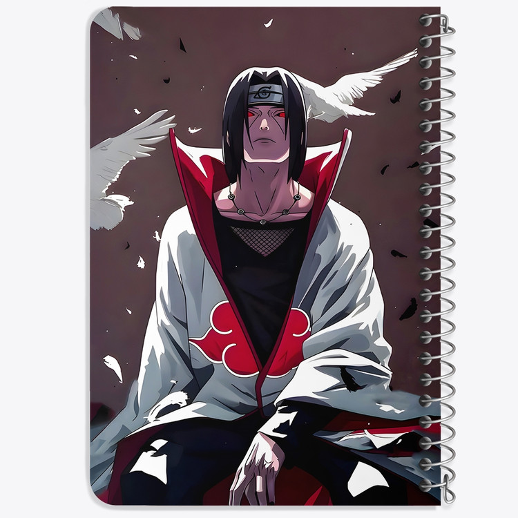 دفتر شطرنجی 50 برگ خندالو طرح ایتاچی اوچیها ناروتو (Naruto) کد F14569