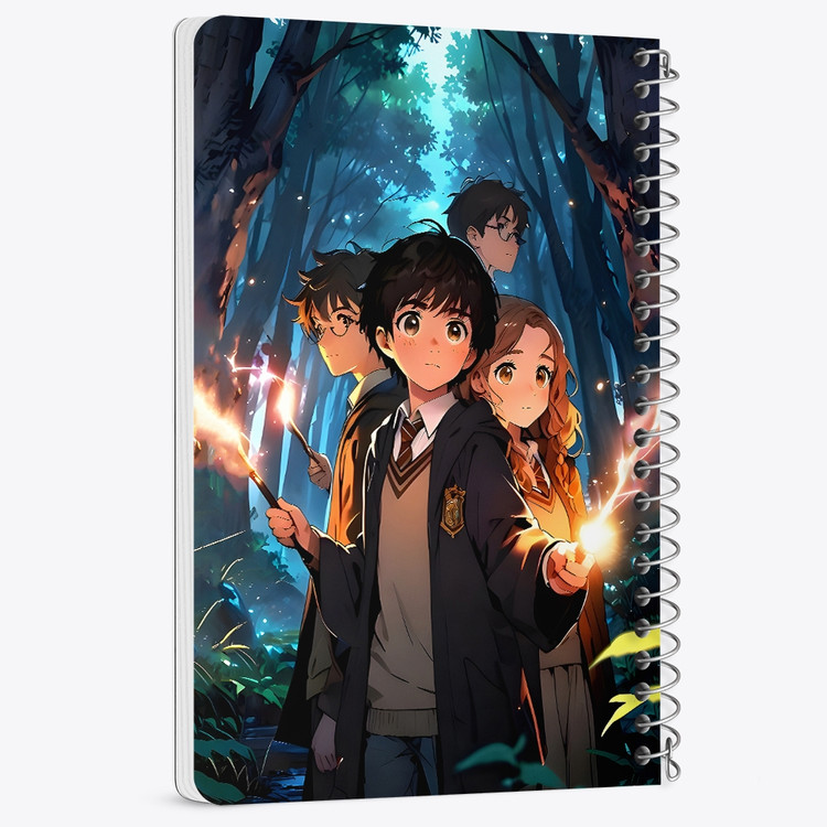 دفتر شطرنجی 50 برگ خندالو طرح هری پاتر (Harry Potter) کد F14536