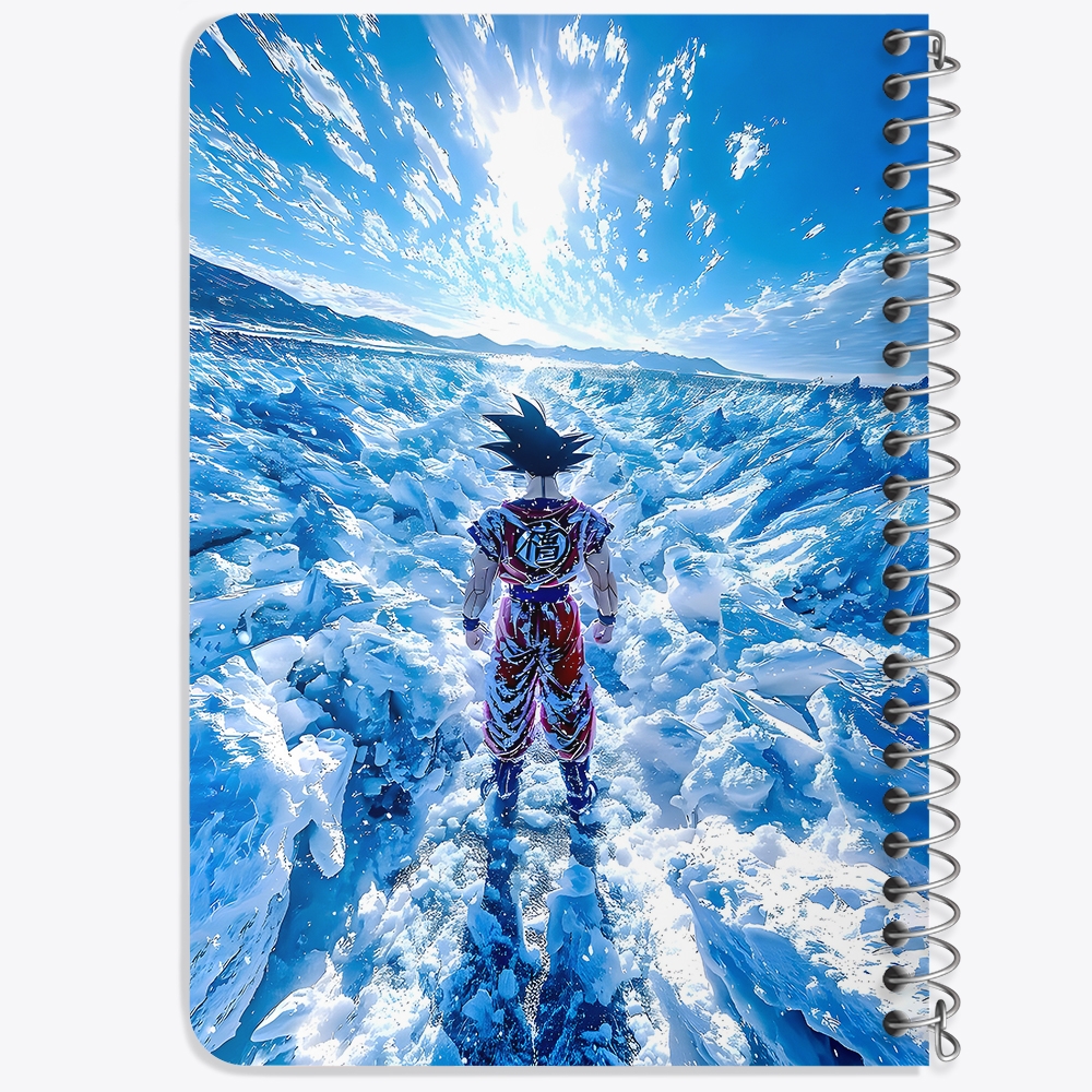 دفتر شطرنجی 50 برگ خندالو طرح دراگون بال (Dragon Ball) کد F14529