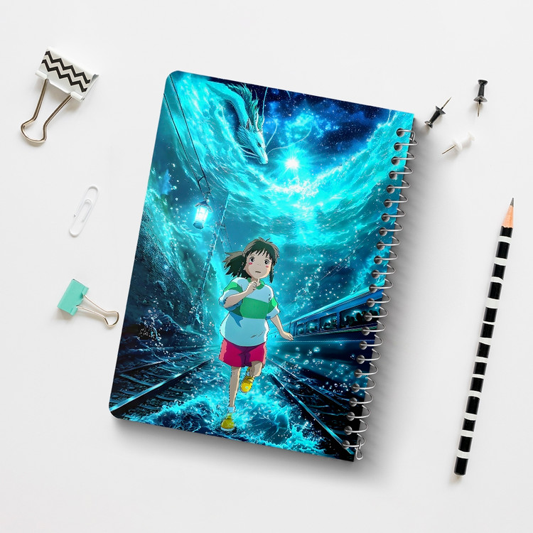 دفتر شطرنجی 50 برگ خندالو طرح شهر اشباح (Spirited Away) کد F14528