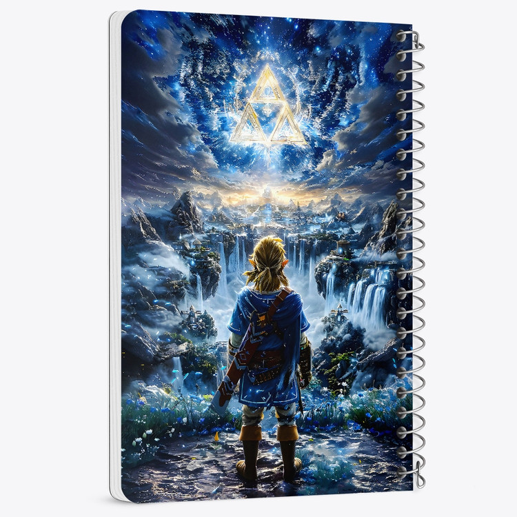 دفتر شطرنجی 50 برگ خندالو طرح افسانه زلدا (The Legend of Zelda) کد F14527