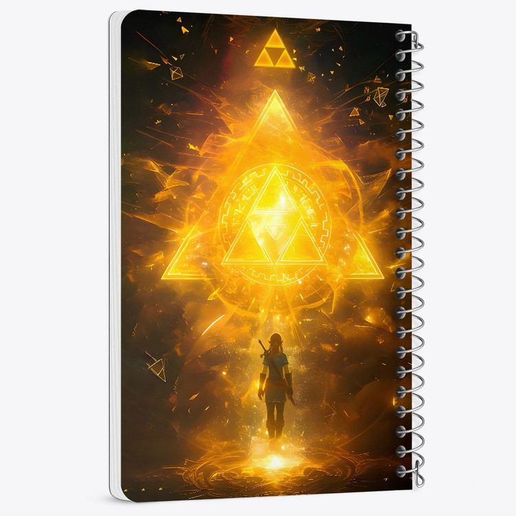 دفتر شطرنجی 50 برگ خندالو طرح افسانه زلدا (The Legend of Zelda) کد F14518