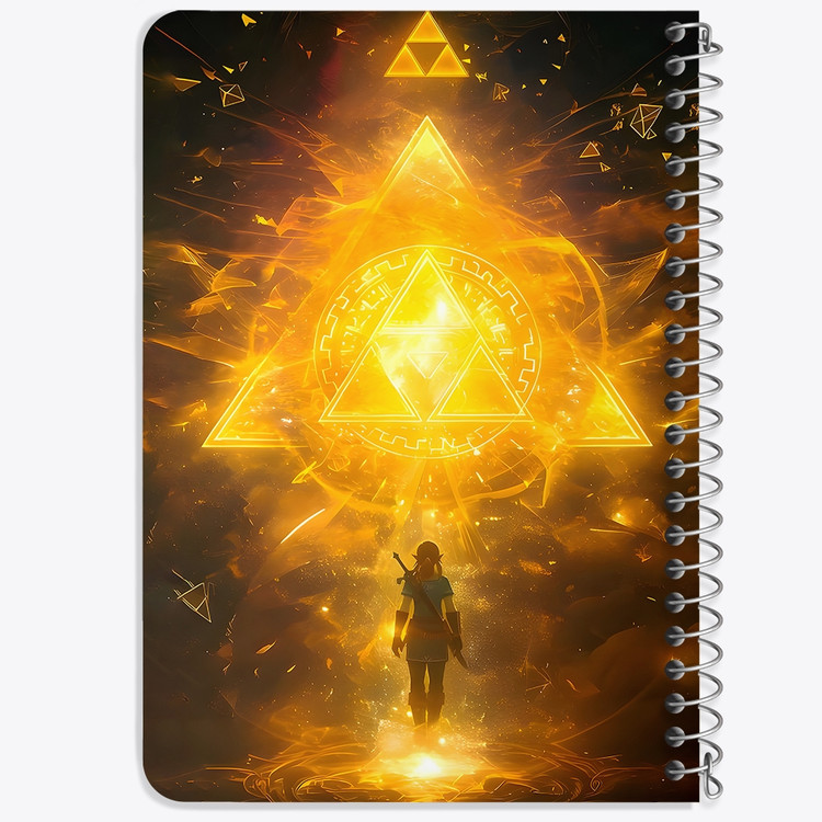 دفتر شطرنجی 50 برگ خندالو طرح افسانه زلدا (The Legend of Zelda) کد F14518