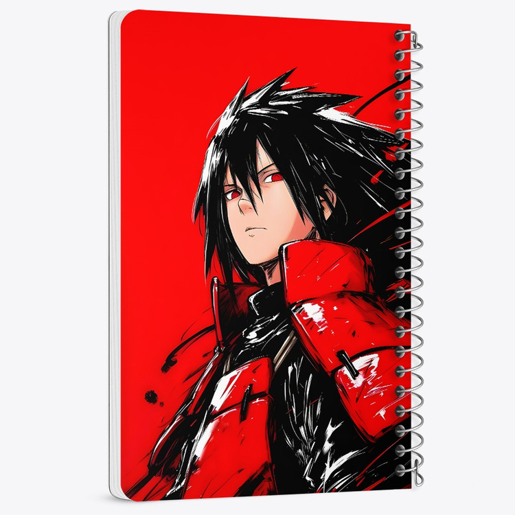 دفتر شطرنجی 50 برگ خندالو طرح مادارا اوچیها ناروتو (Naruto) کد F14488