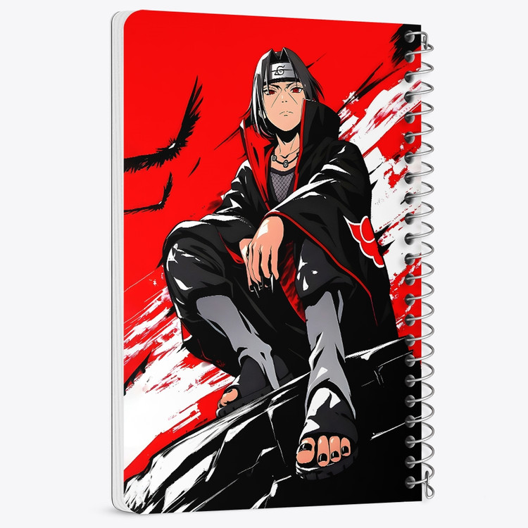 دفتر شطرنجی 50 برگ خندالو طرح ایتاچی اوچیها ناروتو (Naruto) کد F14486