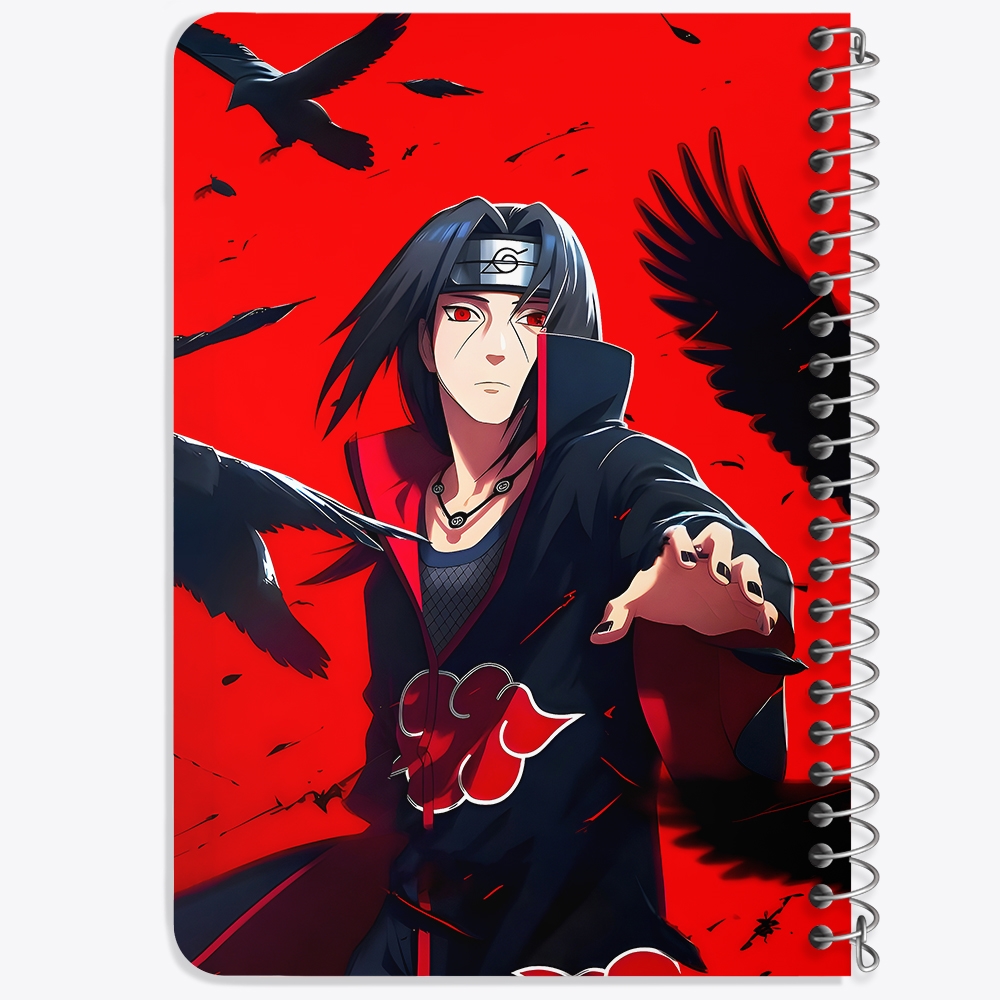دفتر شطرنجی 50 برگ خندالو طرح ایتاچی اوچیها ناروتو (Naruto) کد F14483
