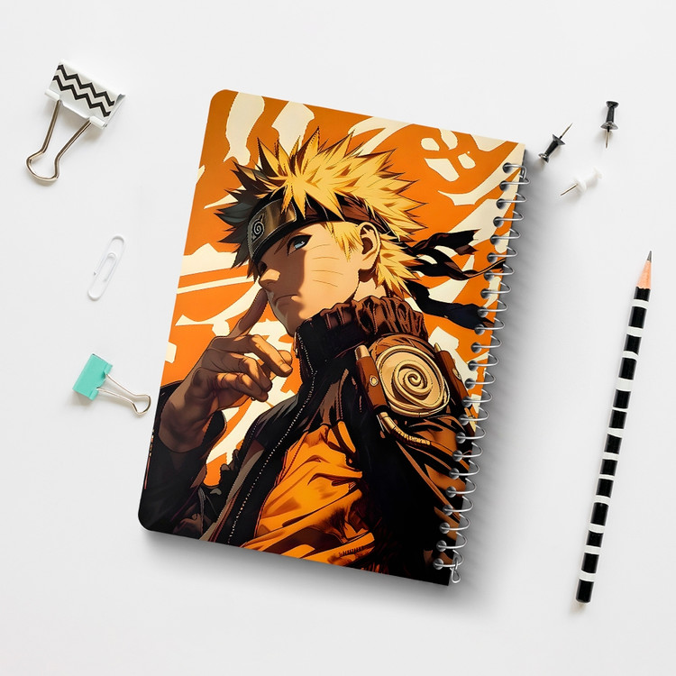 دفتر شطرنجی 50 برگ خندالو طرح ناروتو (Naruto) کد F14482