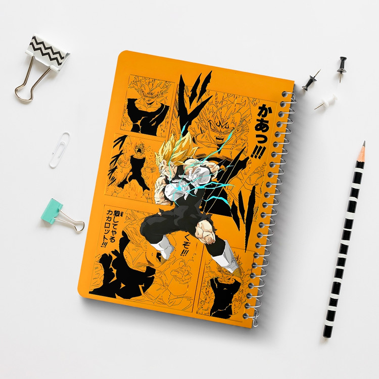 دفتر شطرنجی 50 برگ خندالو طرح گوکو دراگون بال (Dragon Ball) کد F14475