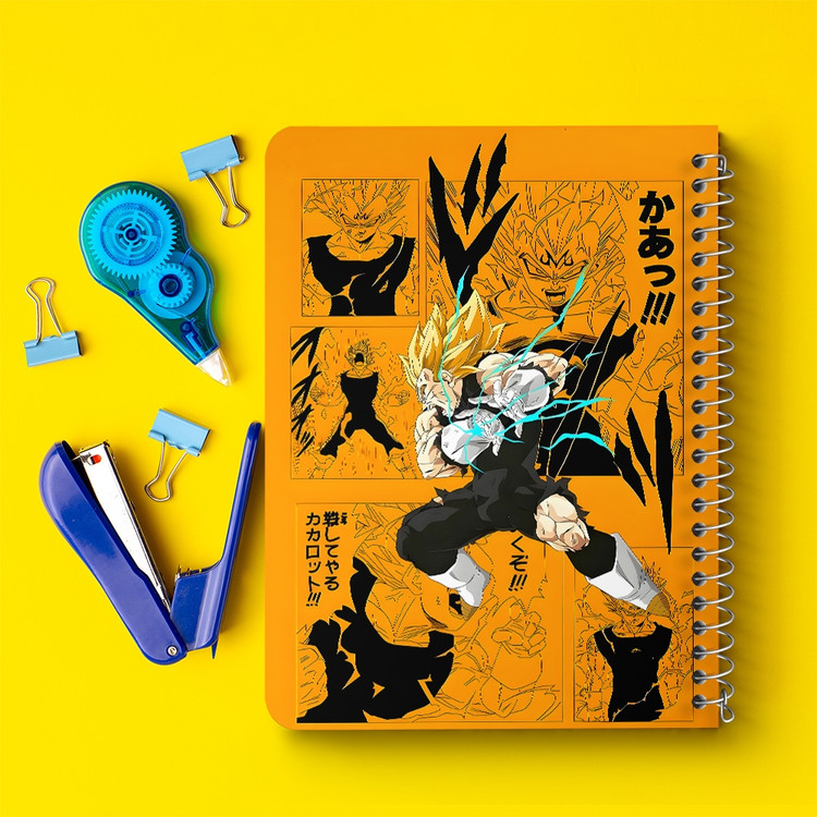 دفتر شطرنجی 50 برگ خندالو طرح گوکو دراگون بال (Dragon Ball) کد F14475