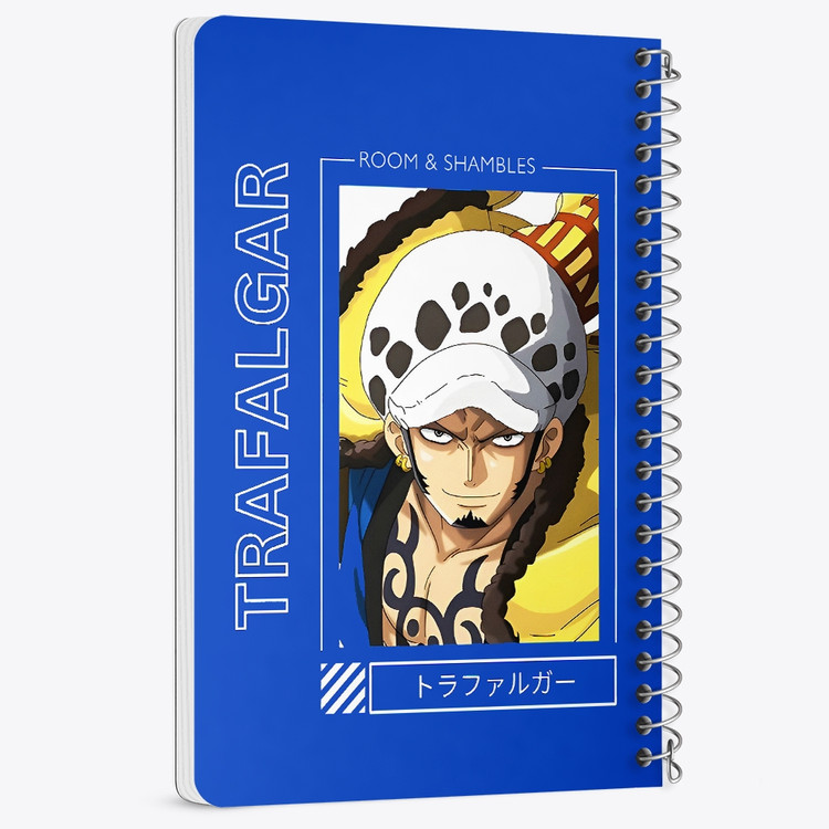 دفتر شطرنجی 50 برگ خندالو طرح ترافالگار دی وان پیس (One Piece) کد F14464