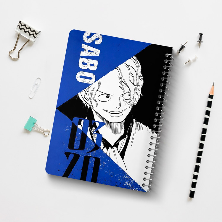 دفتر شطرنجی 50 برگ خندالو طرح سابو وان پیس (One Piece) کد F14463