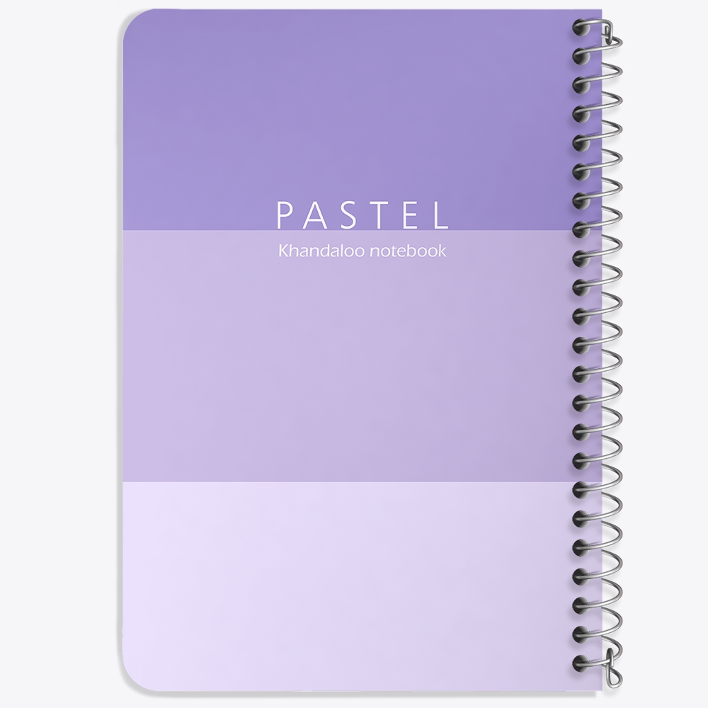 دفتر شطرنجی 50 برگ خندالو طرح طرح مینیمال پاستل (Pink) کد N9801