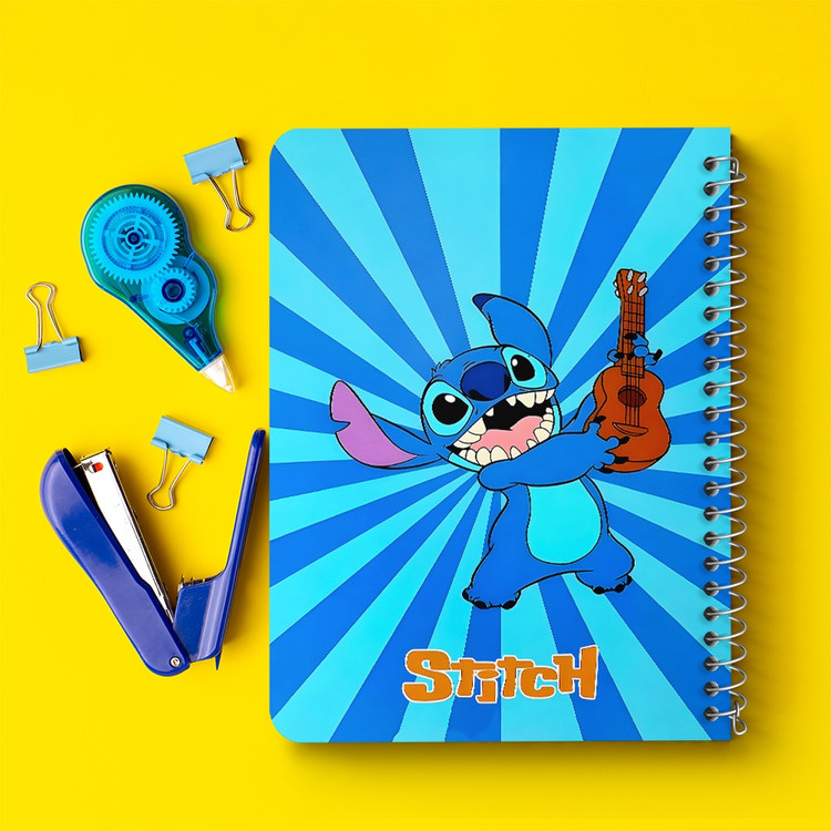 دفتر شطرنجی 50 برگ خندالو طرح استیچ (Stitch) کد N9785