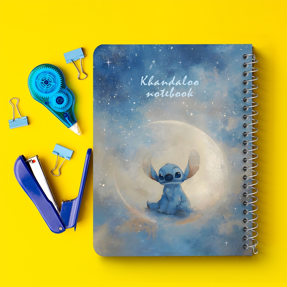 دفتر شطرنجی 50 برگ خندالو طرح استیچ (Stitch) کد N9781