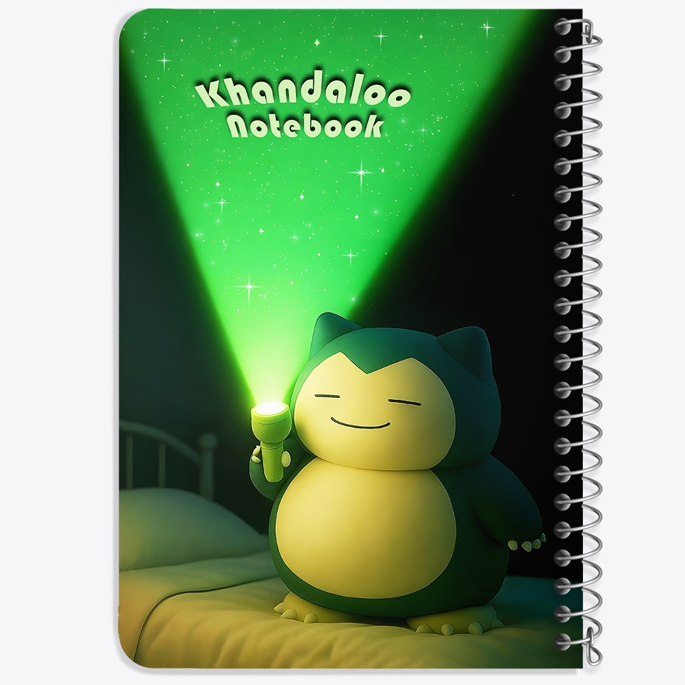 دفتر شطرنجی 50 برگ خندالو طرح اسنورلاکس پوکمون (Pokemon) کد N9763