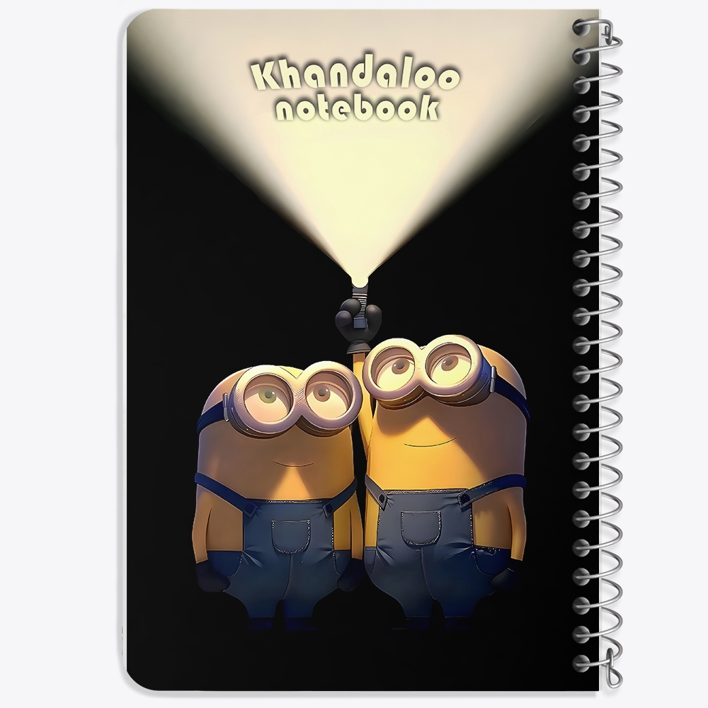 دفتر شطرنجی 50 برگ خندالو طرح مینیون ها (Minions) کد N9706