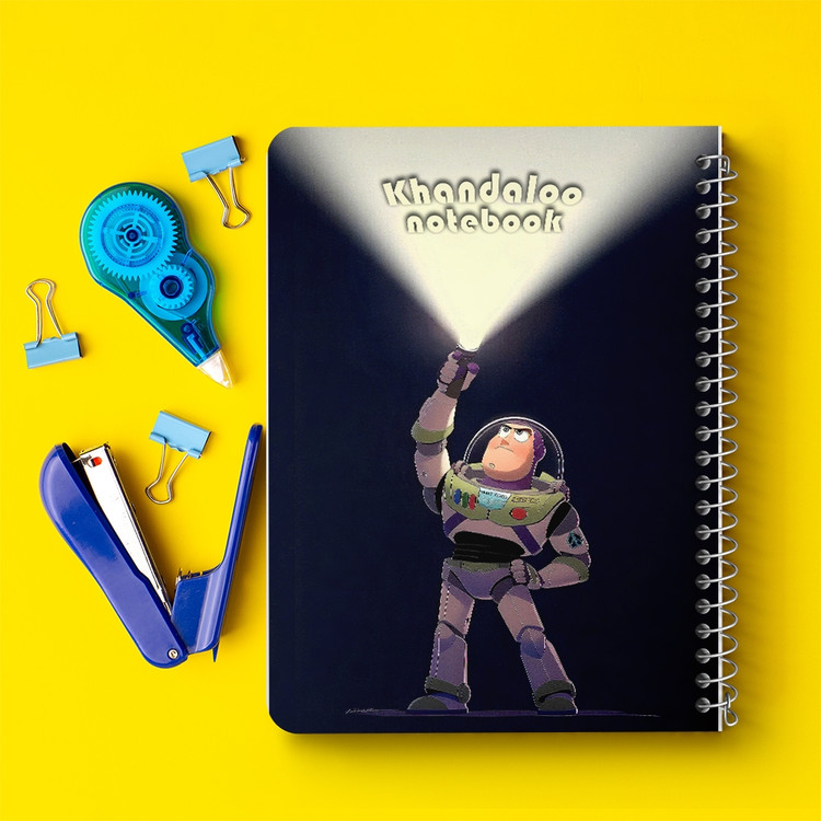 دفتر شطرنجی 50 برگ خندالو طرح باز لایتر داستان اسباب بازی (Toy Story) کد N9705