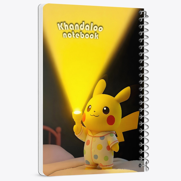دفتر شطرنجی 50 برگ خندالو طرح انیمه پوکمون (Pokemon) کد N9702