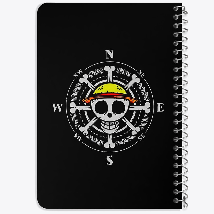 دفتر شطرنجی 50 برگ خندالو طرح انیمه وان پیس (One Piece) کد N9693