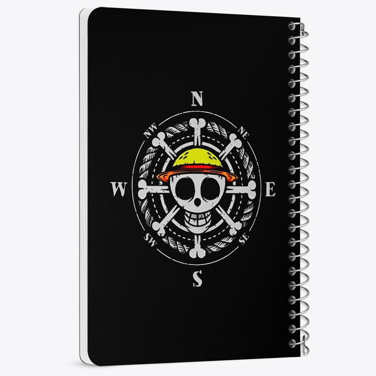 دفتر شطرنجی 50 برگ خندالو طرح انیمه وان پیس (One Piece) کد N9693