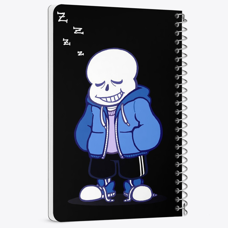 دفتر شطرنجی 50 برگ خندالو طرح سنس آندرتیل (Undertale) کد N9682