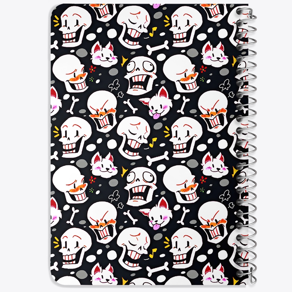 دفتر شطرنجی 50 برگ خندالو طرح آندرتیل (Undertale) کد N9677