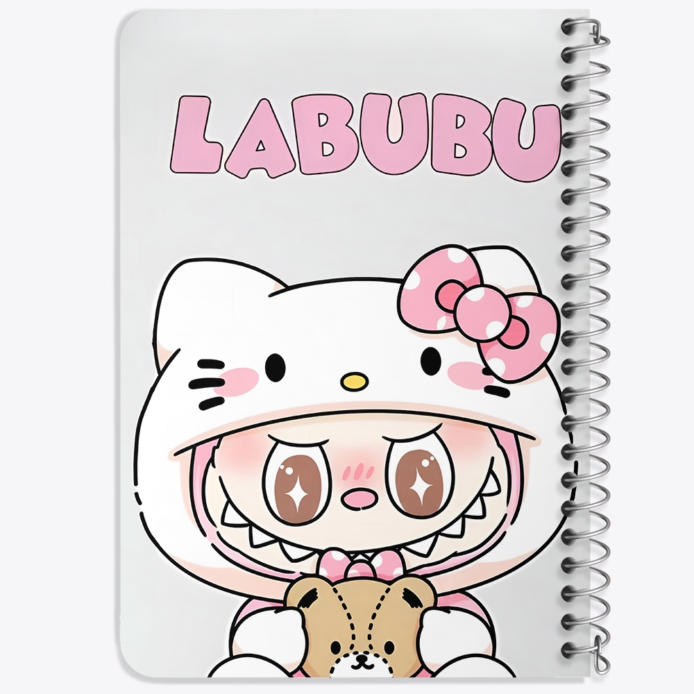 دفتر شطرنجی 50 برگ خندالو طرح عروسک لابوبو (Labubu) کد N9667