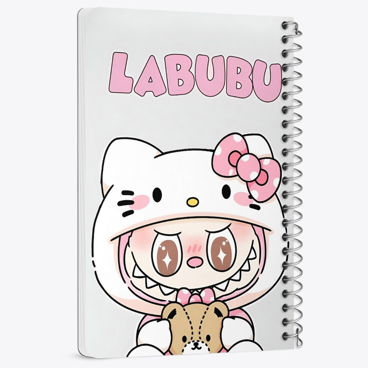دفتر شطرنجی 50 برگ خندالو طرح عروسک لابوبو (Labubu) کد N9667