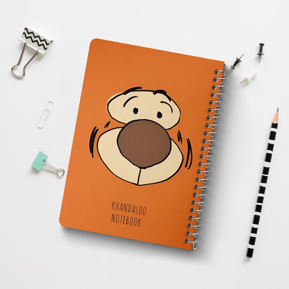 دفتر شطرنجی 50 برگ خندالو طرح وینی د پو (Winnie The Pooh) کد N9572