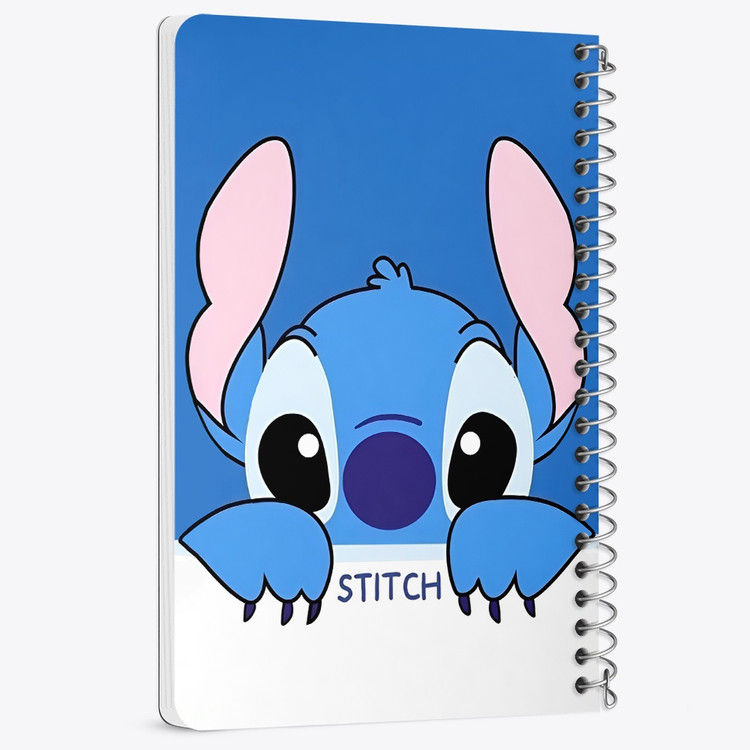 دفتر شطرنجی 50 برگ خندالو طرح استیچ (Stitch) کد N9564