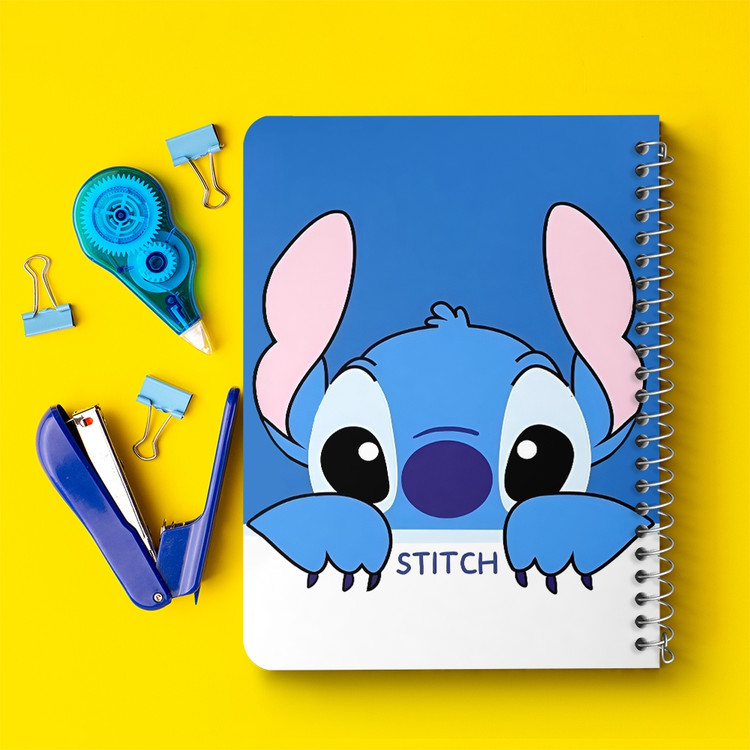 دفتر شطرنجی 50 برگ خندالو طرح استیچ (Stitch) کد N9564