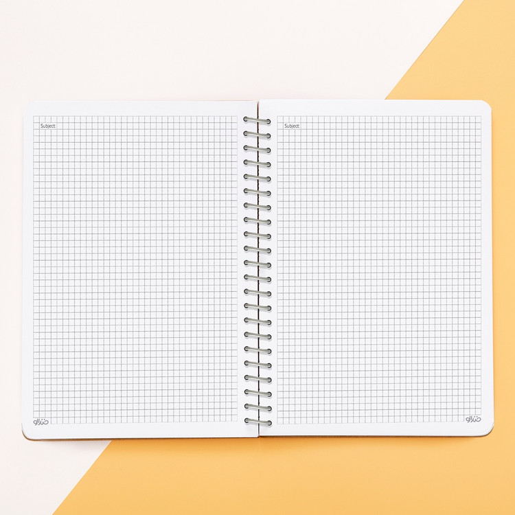 دفتر شطرنجی 50 برگ خندالو طرح دخترانه بامزه کد N9532