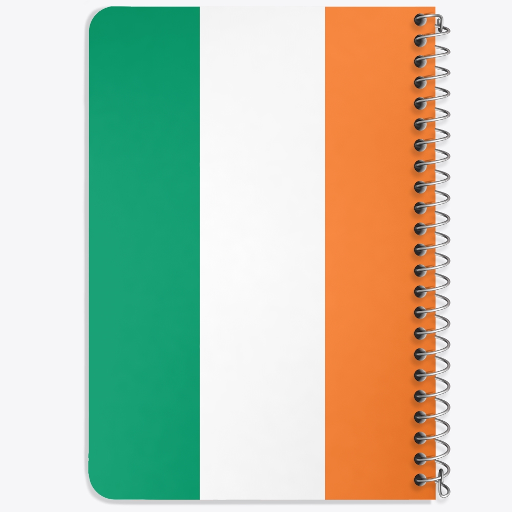 دفتر شطرنجی 50 برگ خندالو طرح پرچم ایرلند (Ireland) کد 38490