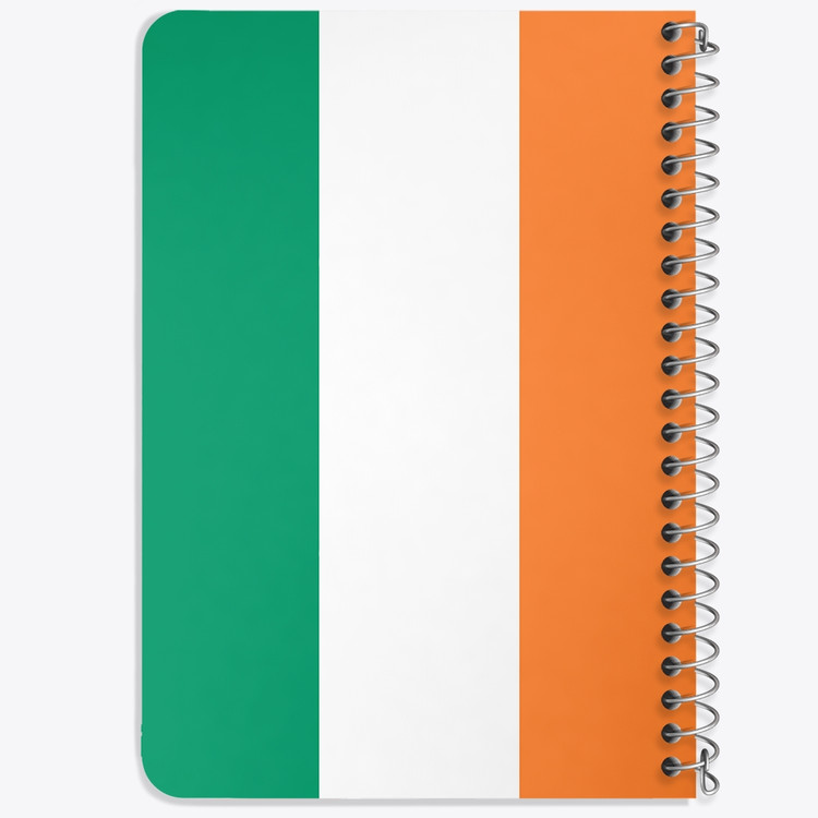 دفتر شطرنجی 50 برگ خندالو طرح پرچم ایرلند (Ireland) کد 38490