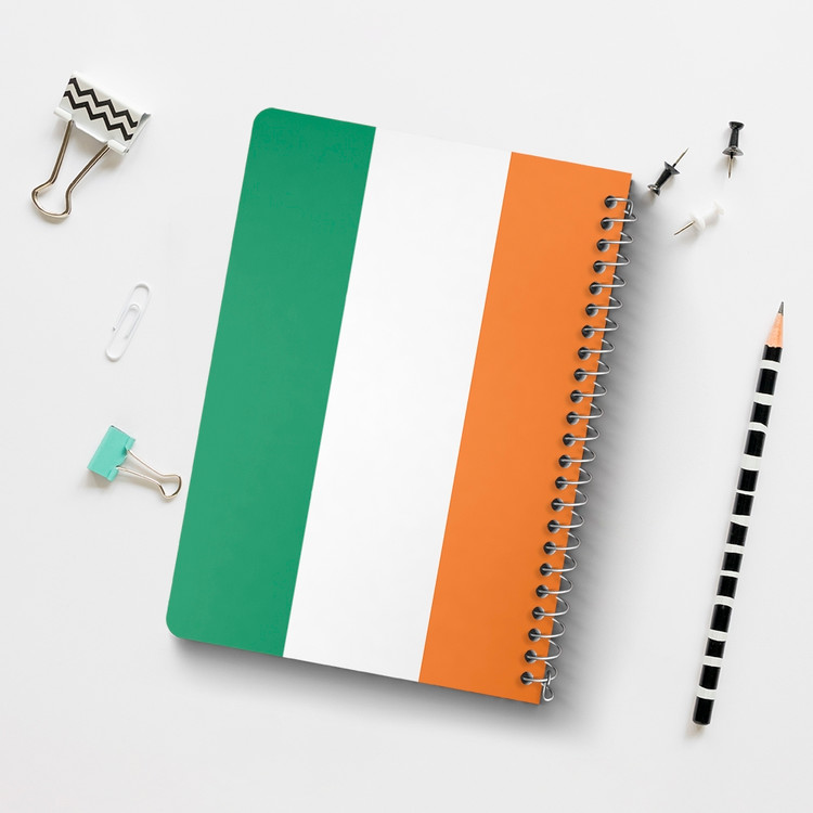 دفتر شطرنجی 50 برگ خندالو طرح پرچم ایرلند (Ireland) کد 38490