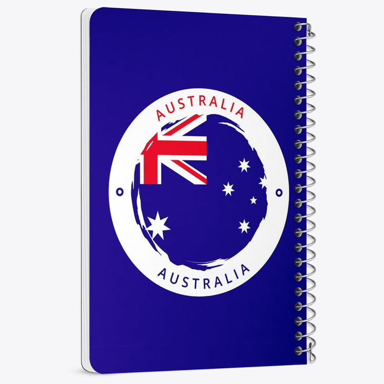 دفتر شطرنجی 50 برگ خندالو طرح پرچم استرالیا (Australia) کد 38466